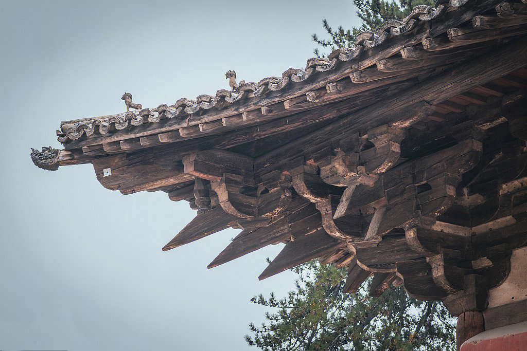 明月禅寺仅存一座宝殿图片