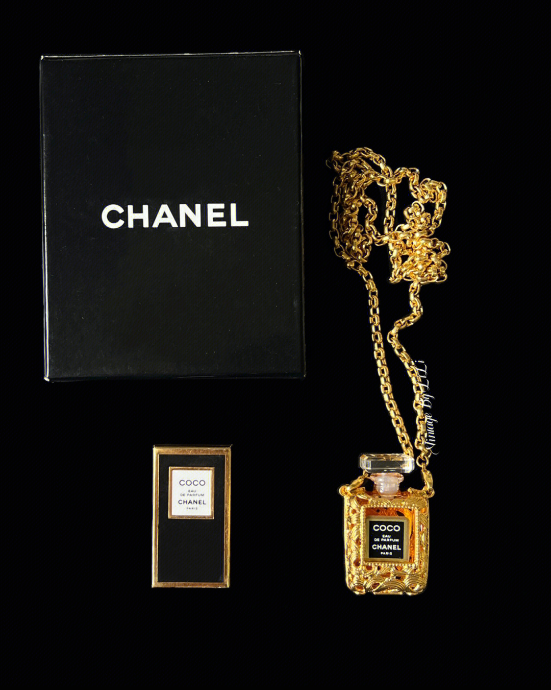 chanel#香水瓶项链#中古饰品#vintage首饰#chanel香奈儿