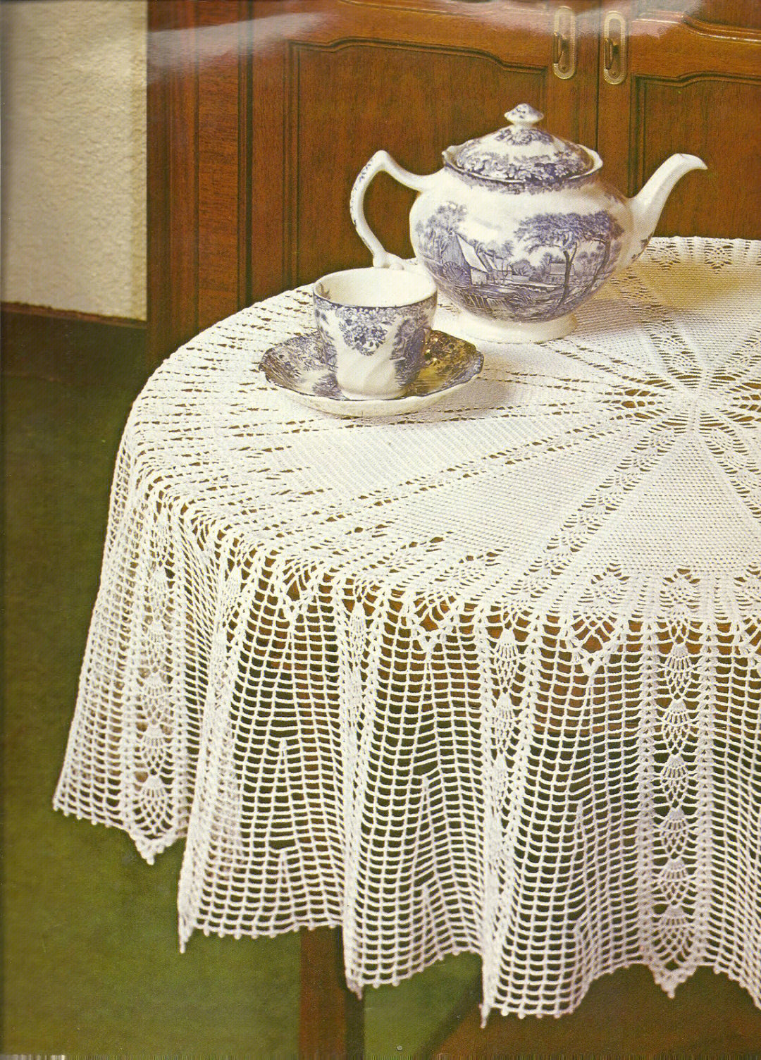 70年代台布的织法图片