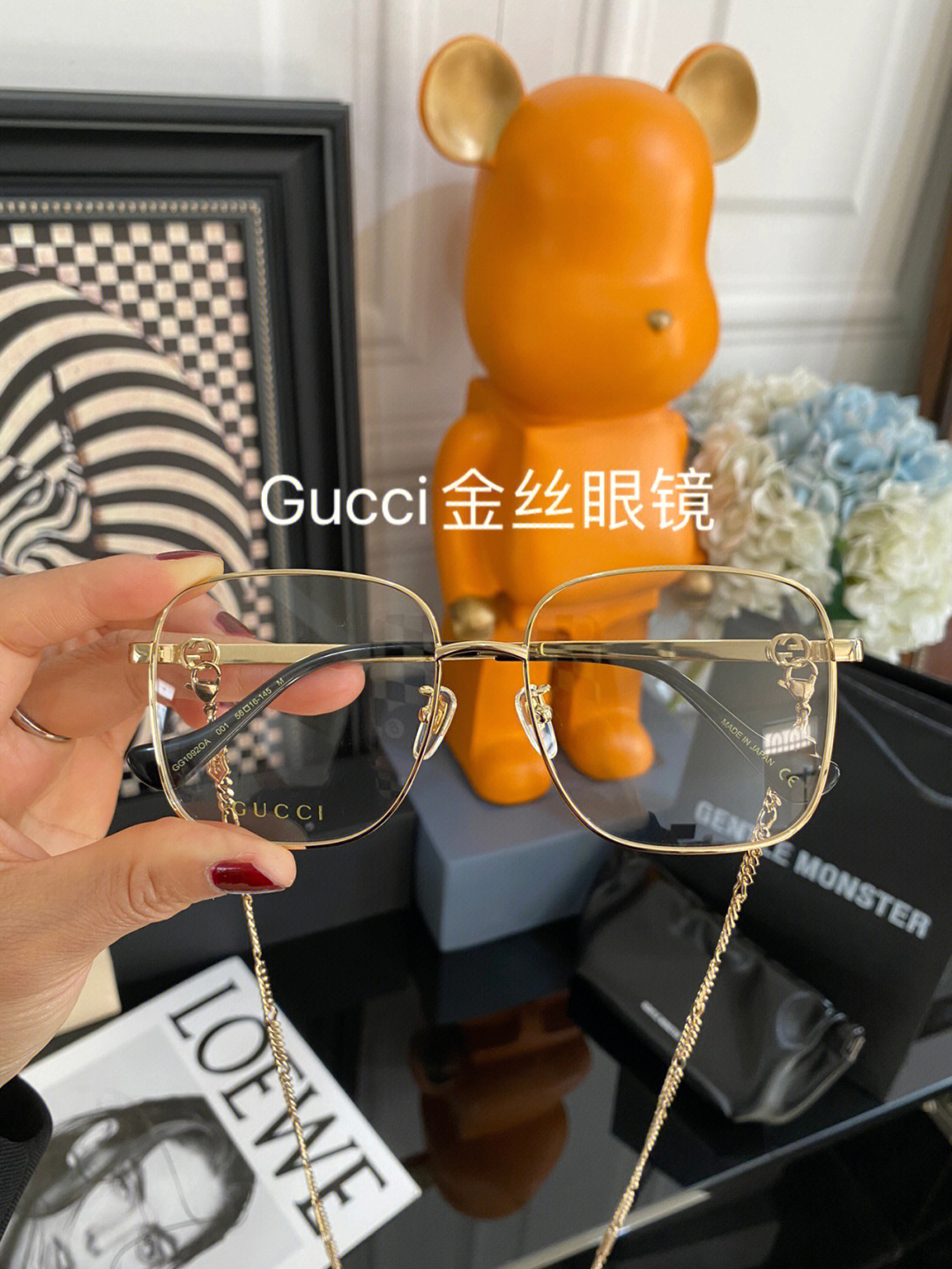 gucci gg1092高端精致素颜金丝眼镜框 细节满分99