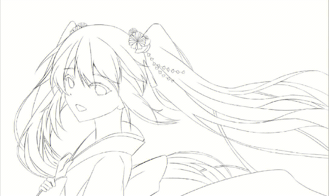 初音未来素描教程图片