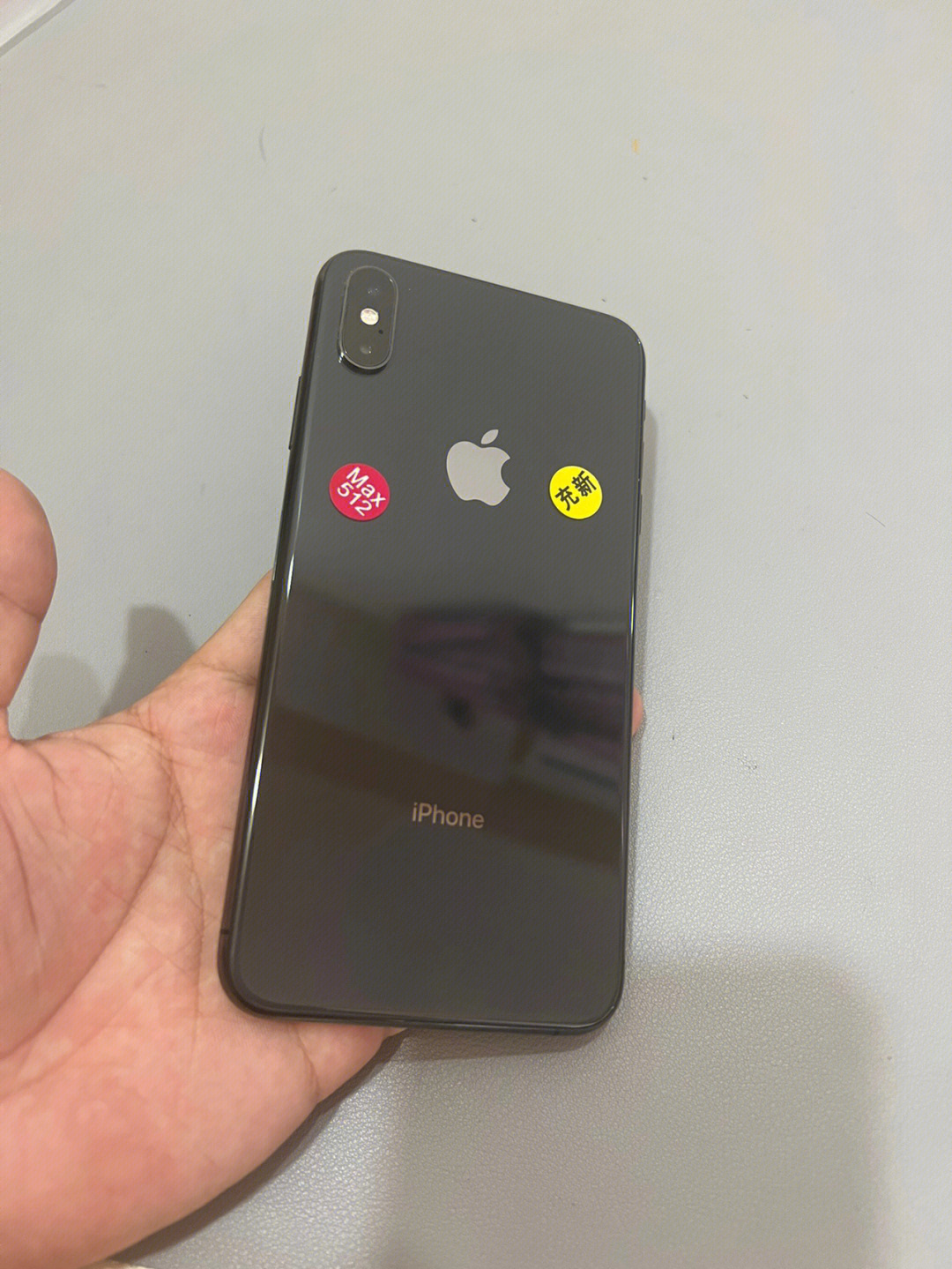 iphonexsmax512g黑色99新有假生吞手机