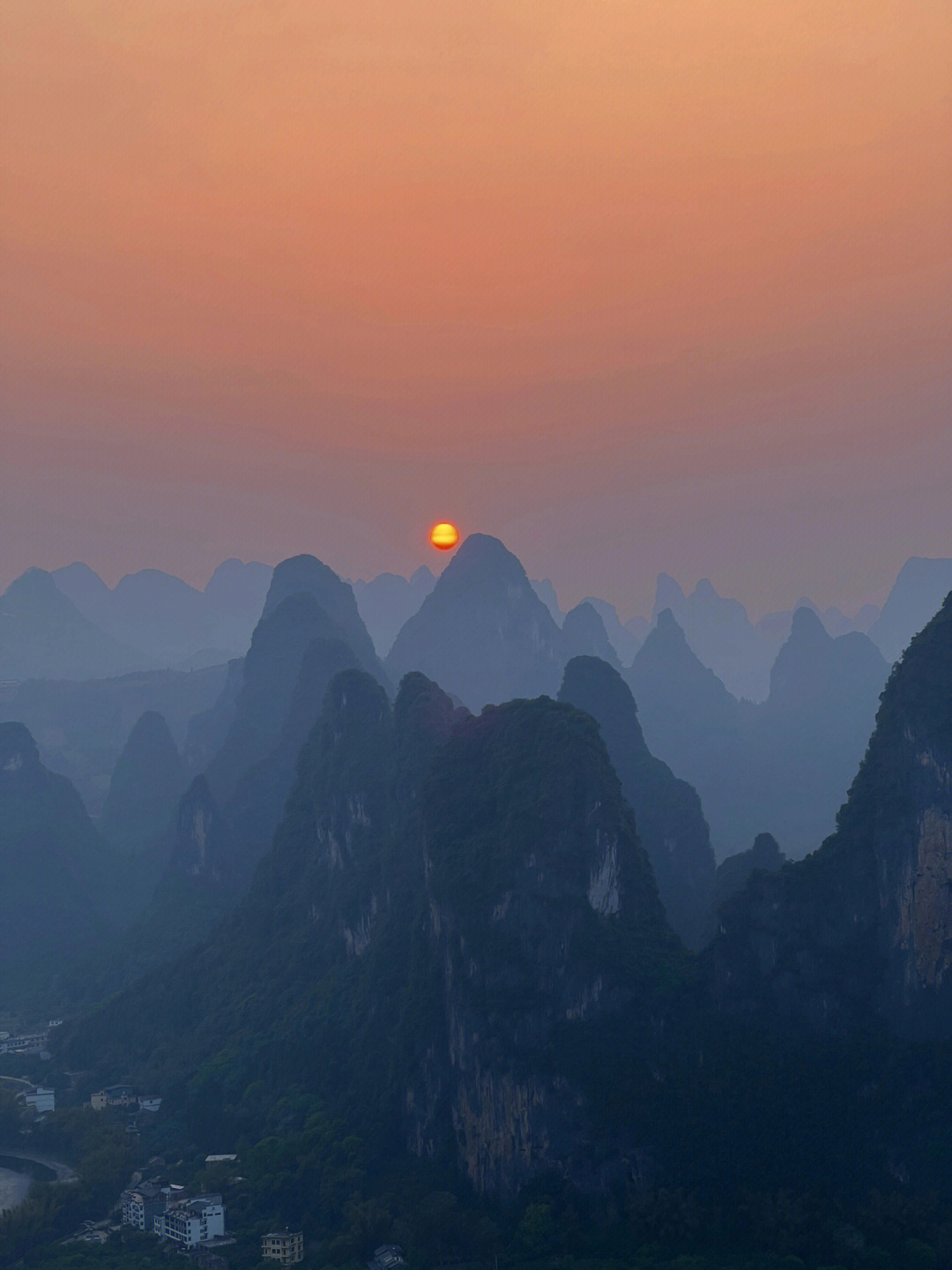 阳朔红颈山图片