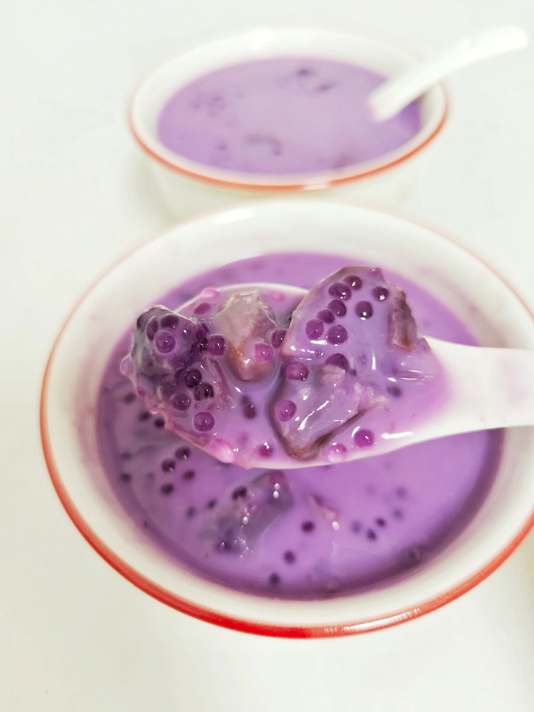紫薯糖水紫色图片