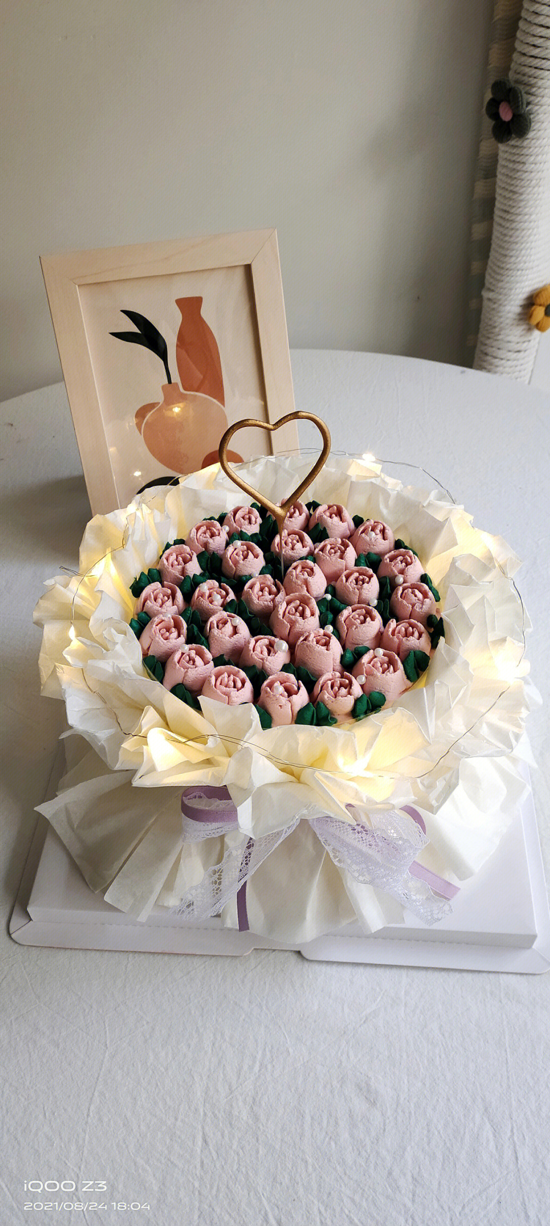 仙女花束蛋糕女孩子生日蛋糕鲜花蛋糕
