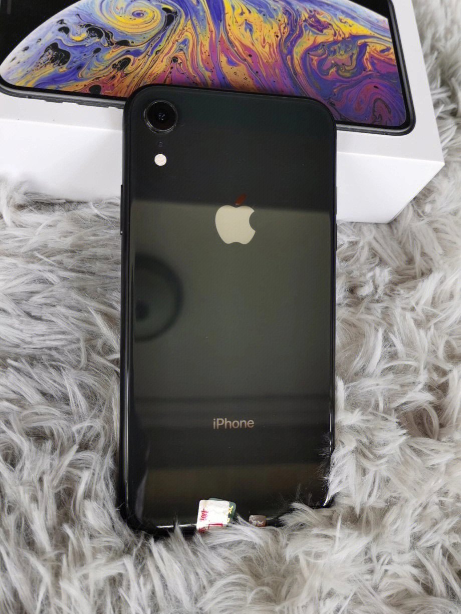 一手使用的iphonexr128g黑色苹果xr手机