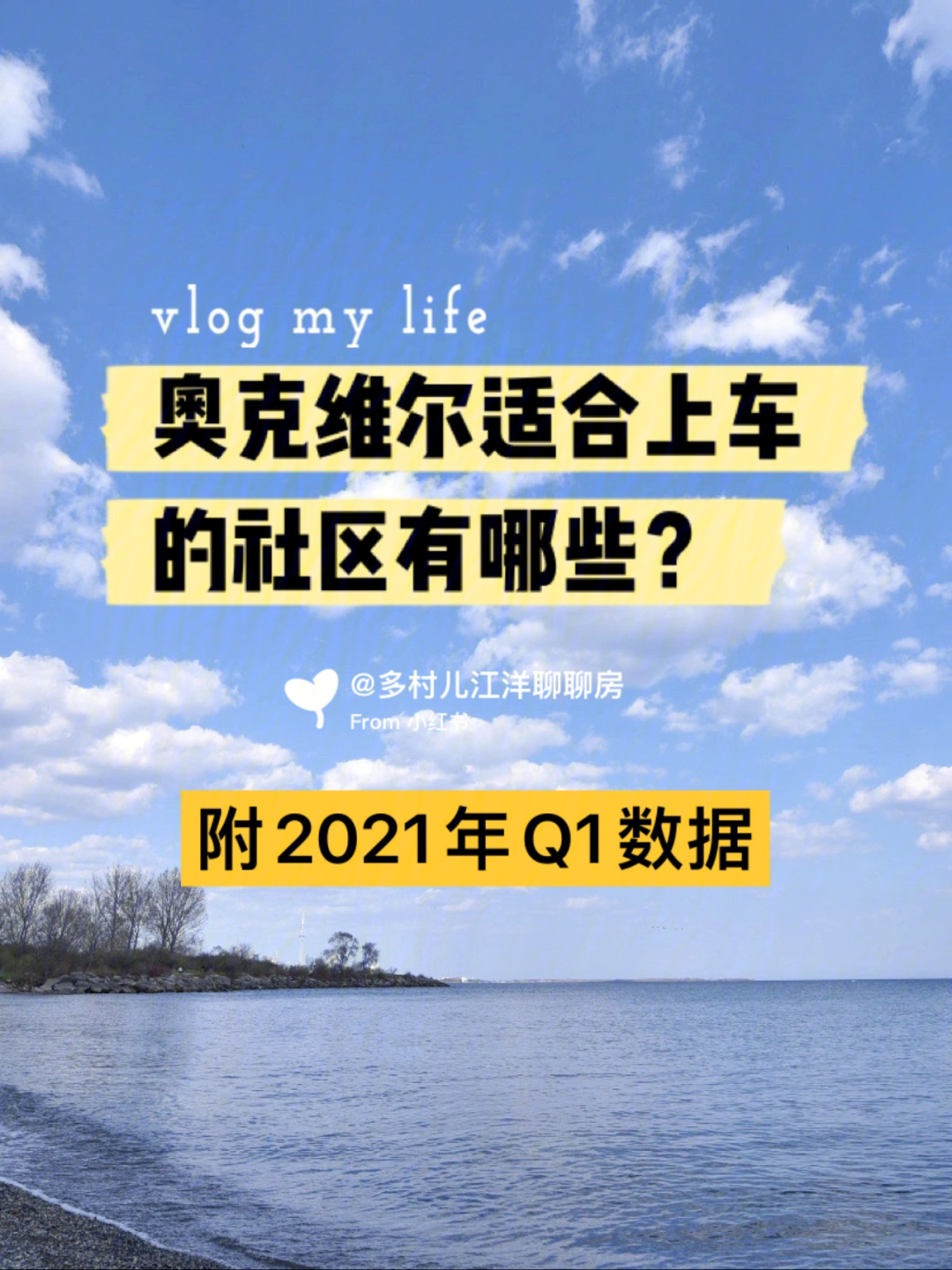 奥克维尔适合上车的社区(附1021年q1数据)