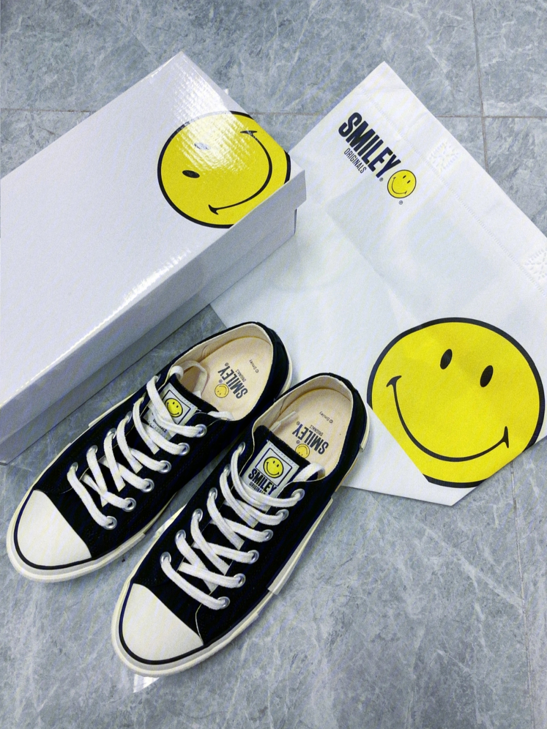 学生党夏季百搭帆布鞋小众品牌smiley