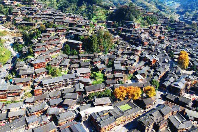 贵州西江全世界最大的千户苗族村寨