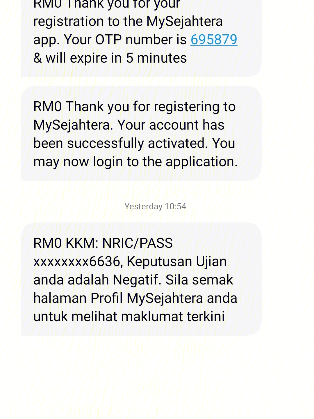 sunway pcr swab test