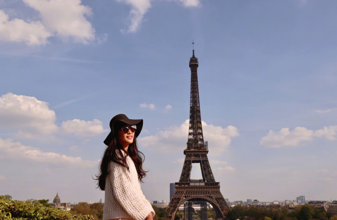 法国巴黎埃菲尔铁塔最佳拍照机位