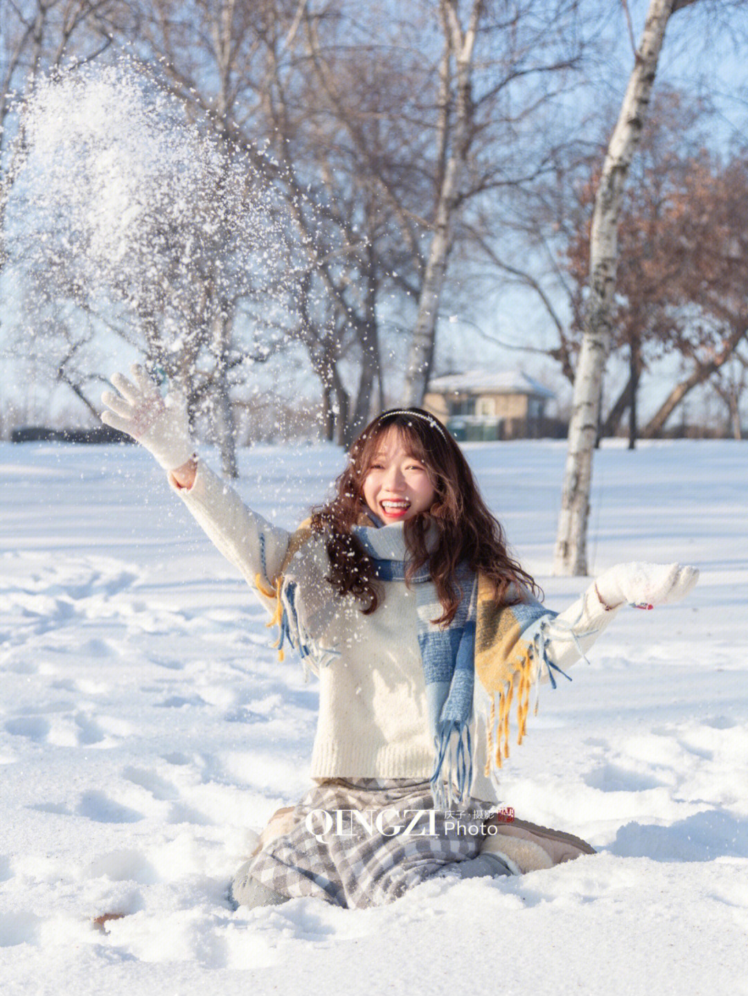 76趁着下雪的季节赶紧来雪地里撒欢吧