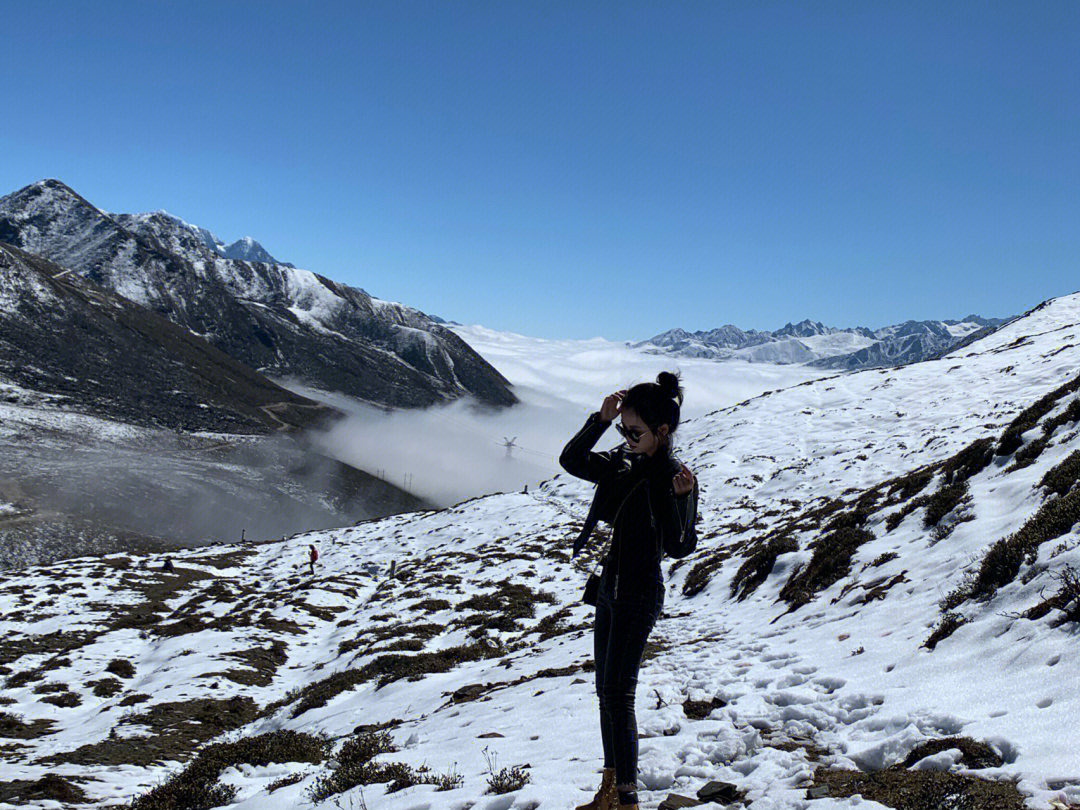 折多山的第一场雪