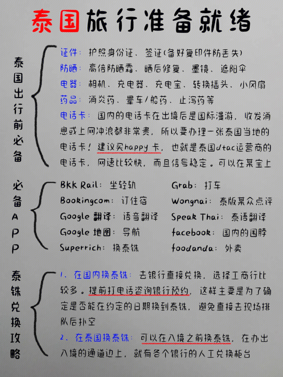 泰国旅行准备就绪吃喝玩乐看这篇