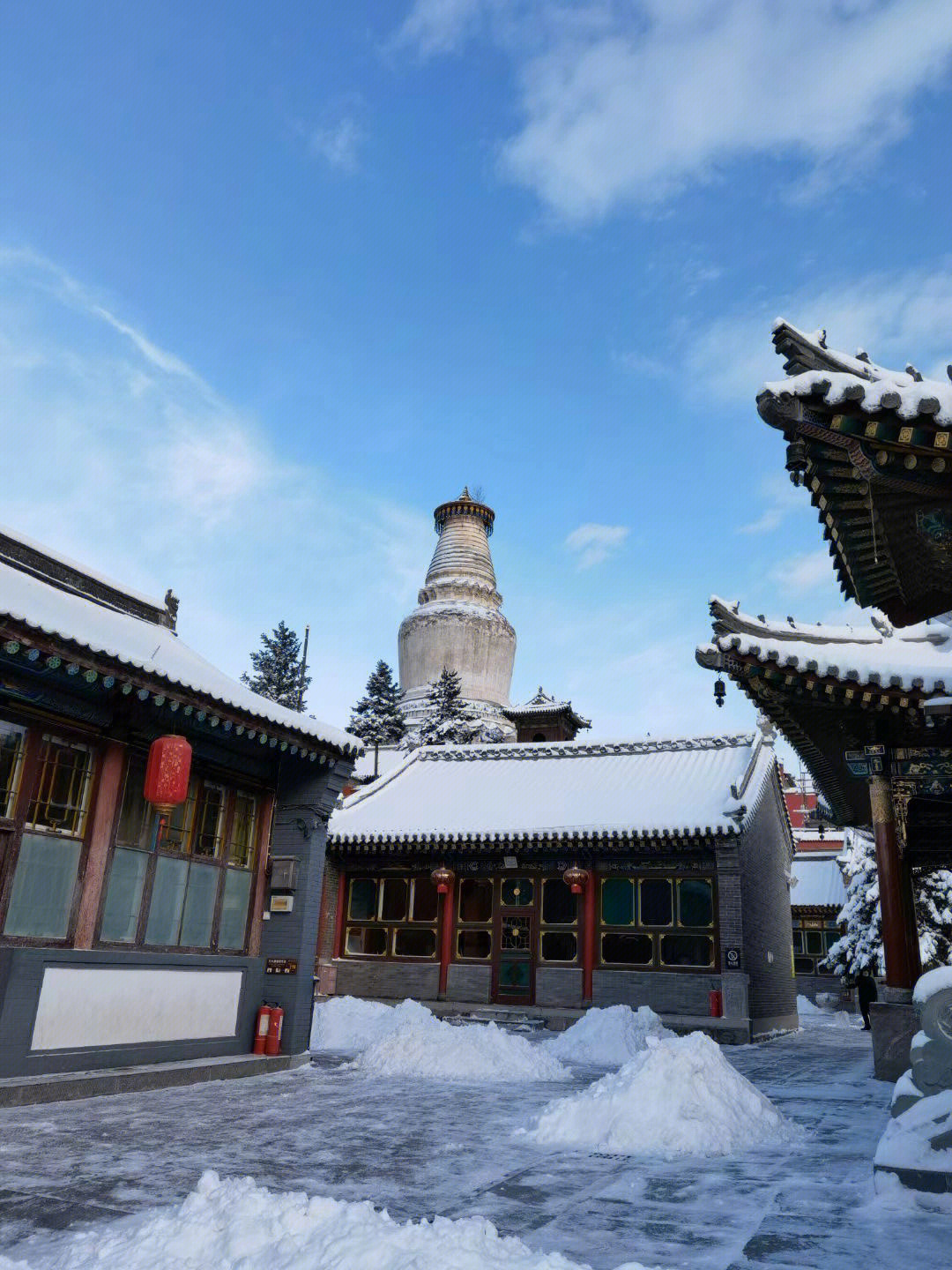 五台山11月7日五台山第一场大雪