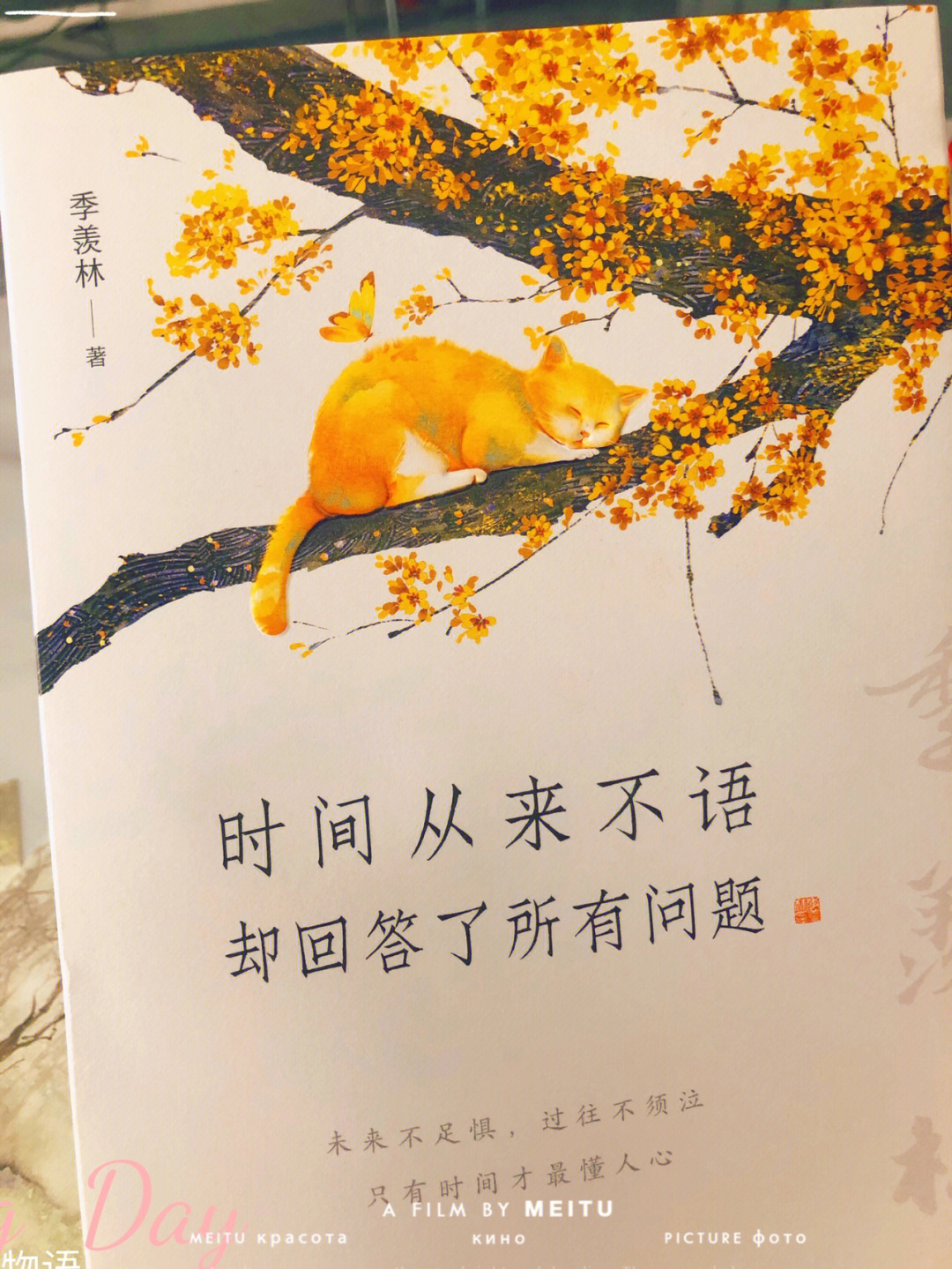 书名《时间从来不语,却回答了所有问题》作者:季羡林95这是一本