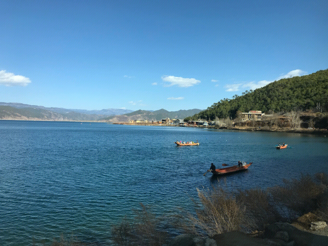 泸沽湖无滤镜美景