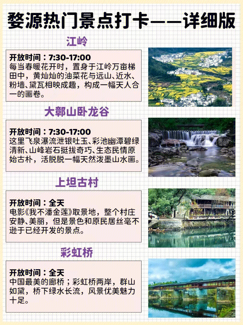 幸福来袭此攻略给第一次去婺源旅游朋友