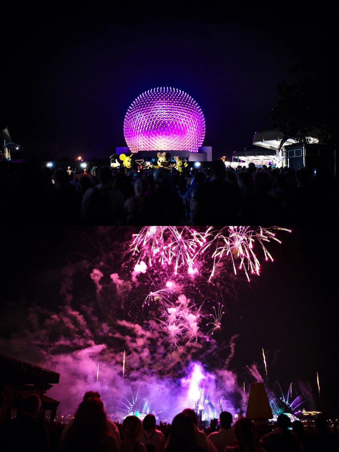 奥兰多迪士epcot烟花秀照片