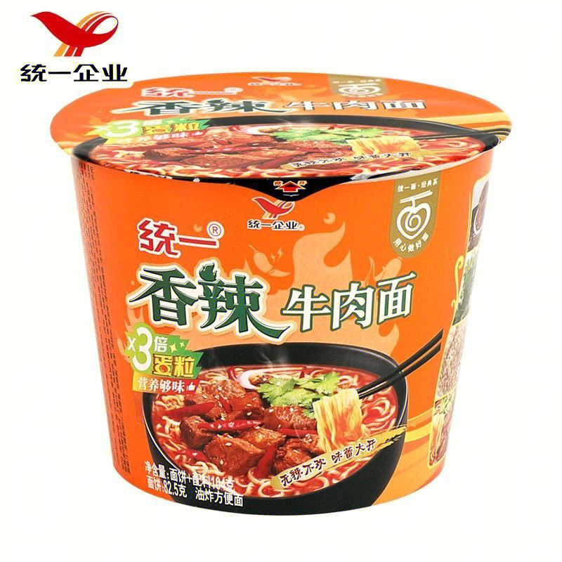 统一香辣牛肉面