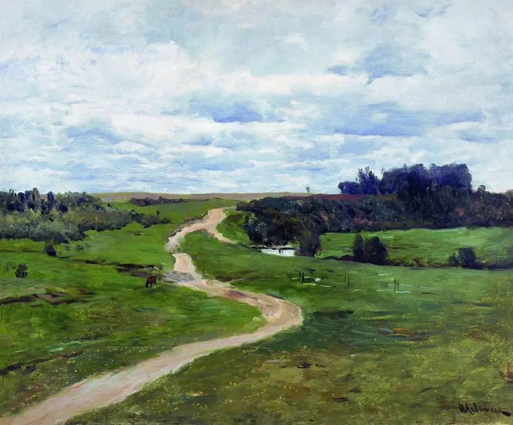 艾萨克伊里奇列维坦风景油画