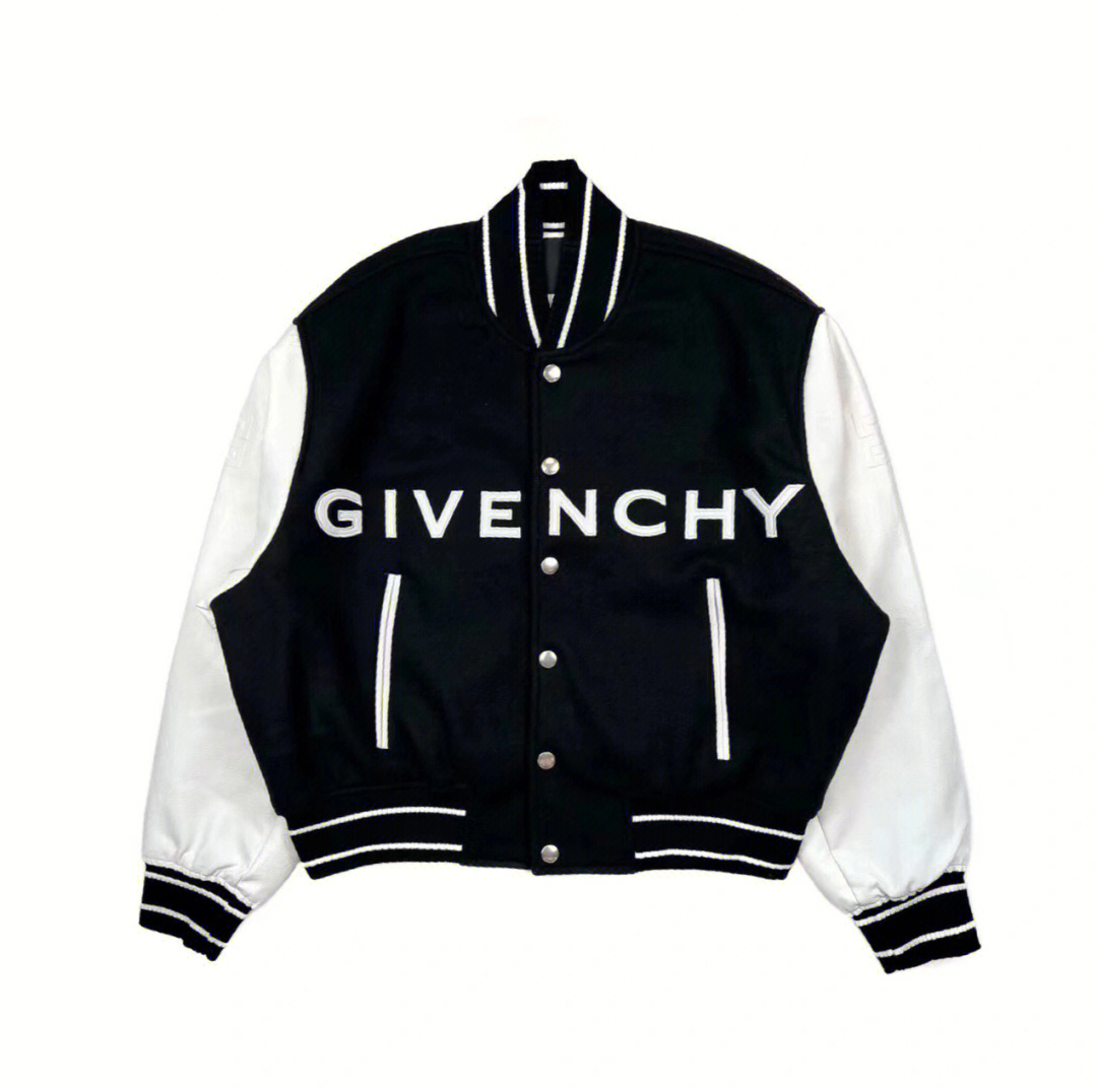 givenchy拼皮logo飞行员夹克