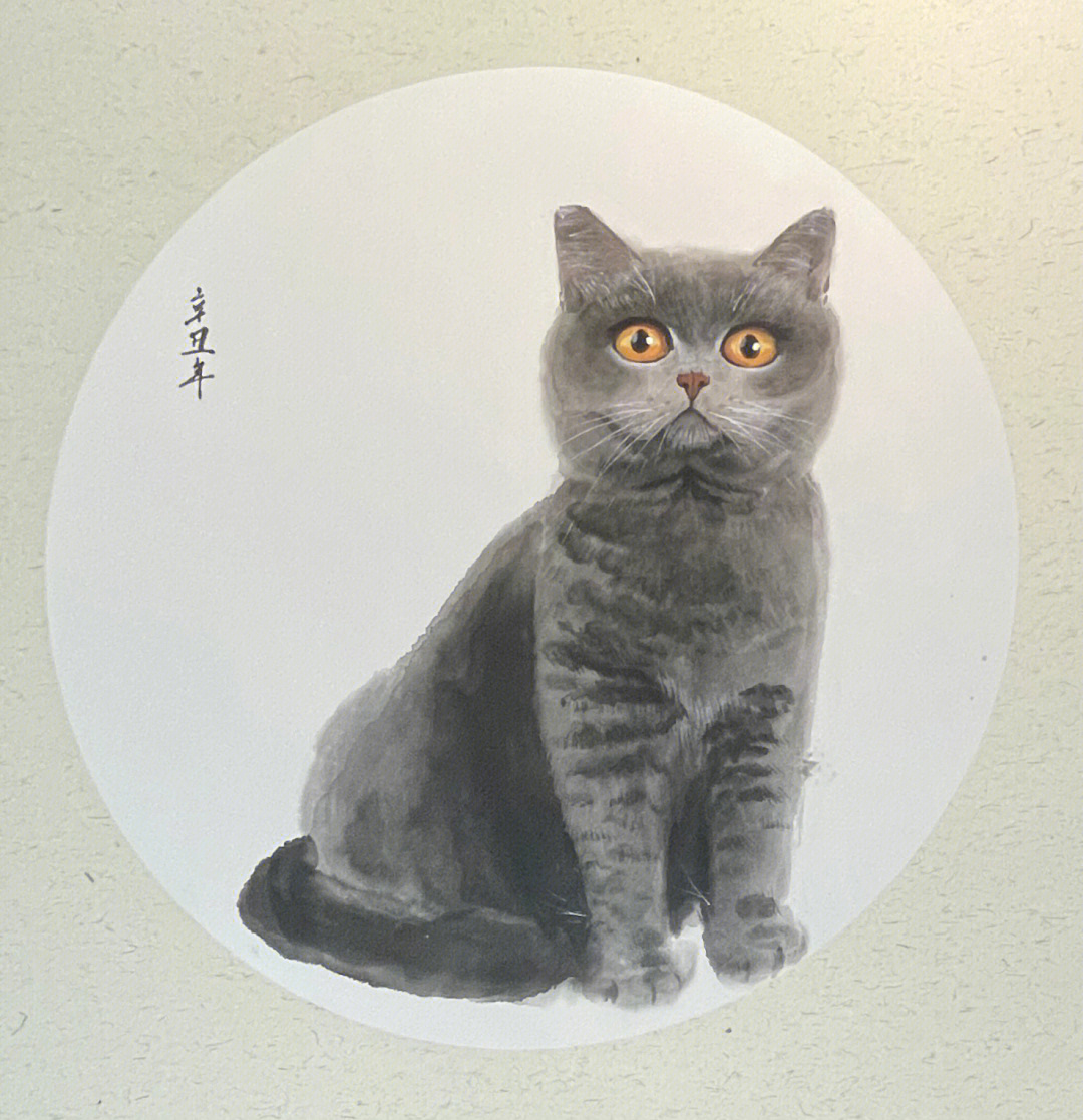 写意画猫咪