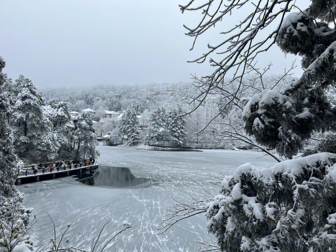 庐山雪景