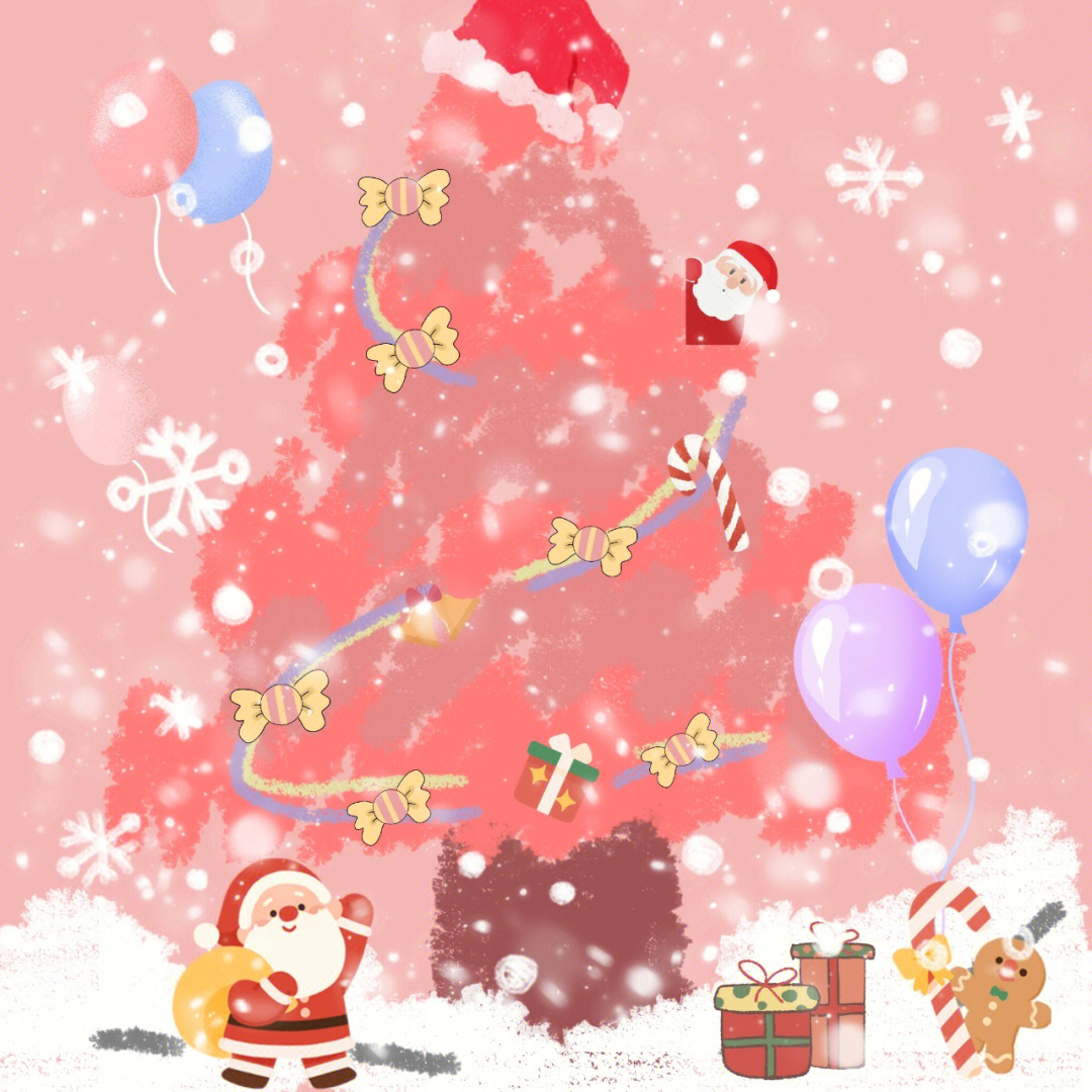 merrychristmas醒图圣诞树备忘录画画