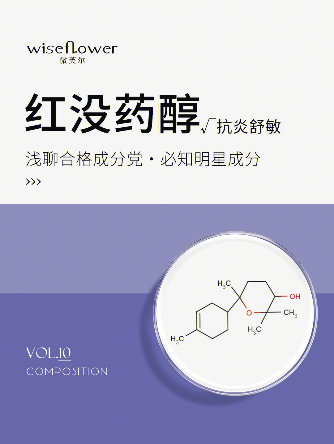 浅聊合格成分党必知明星成分红没药醇