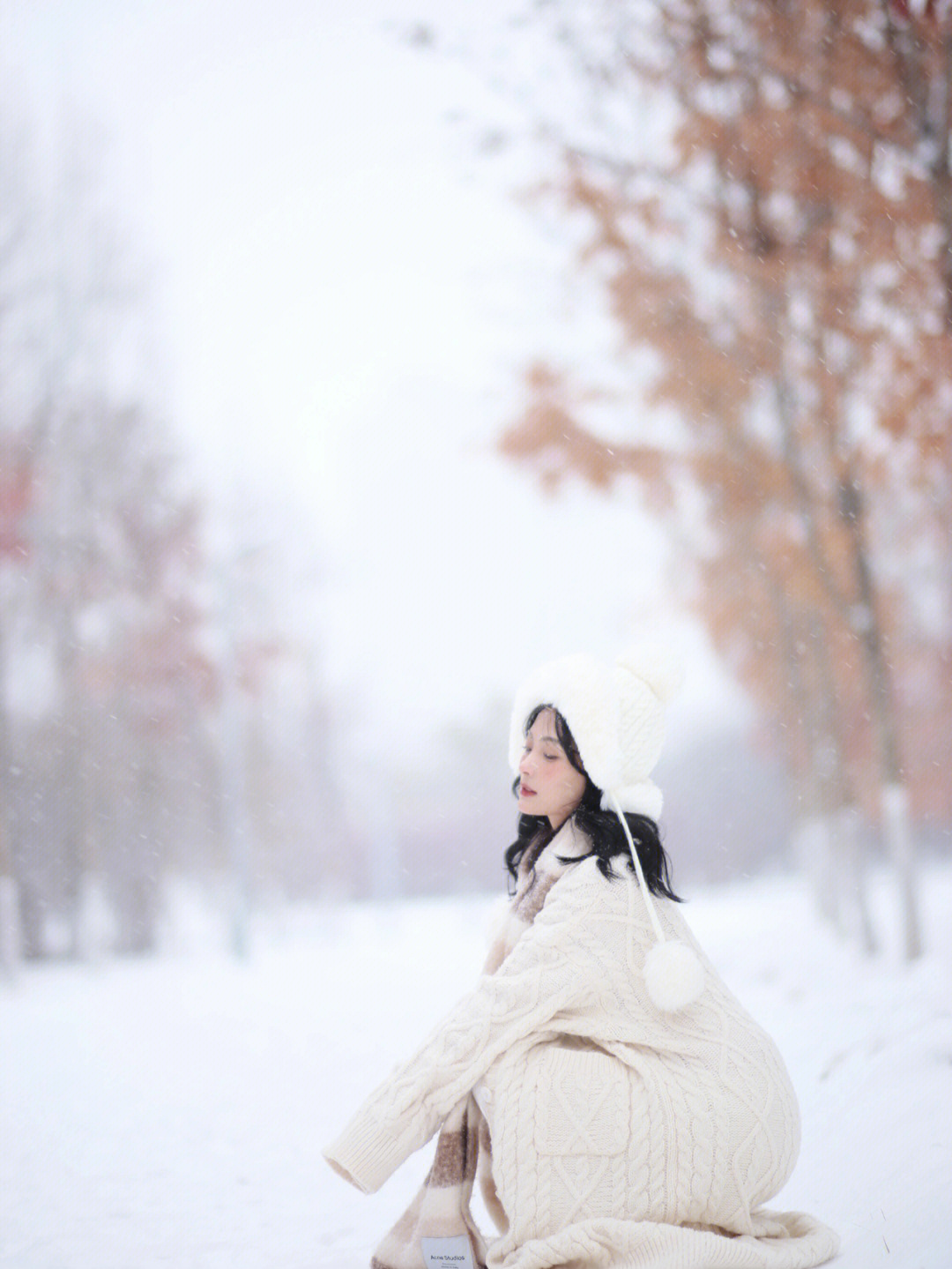 长春拍照76下雪天的浪漫氛围感雪地拍照