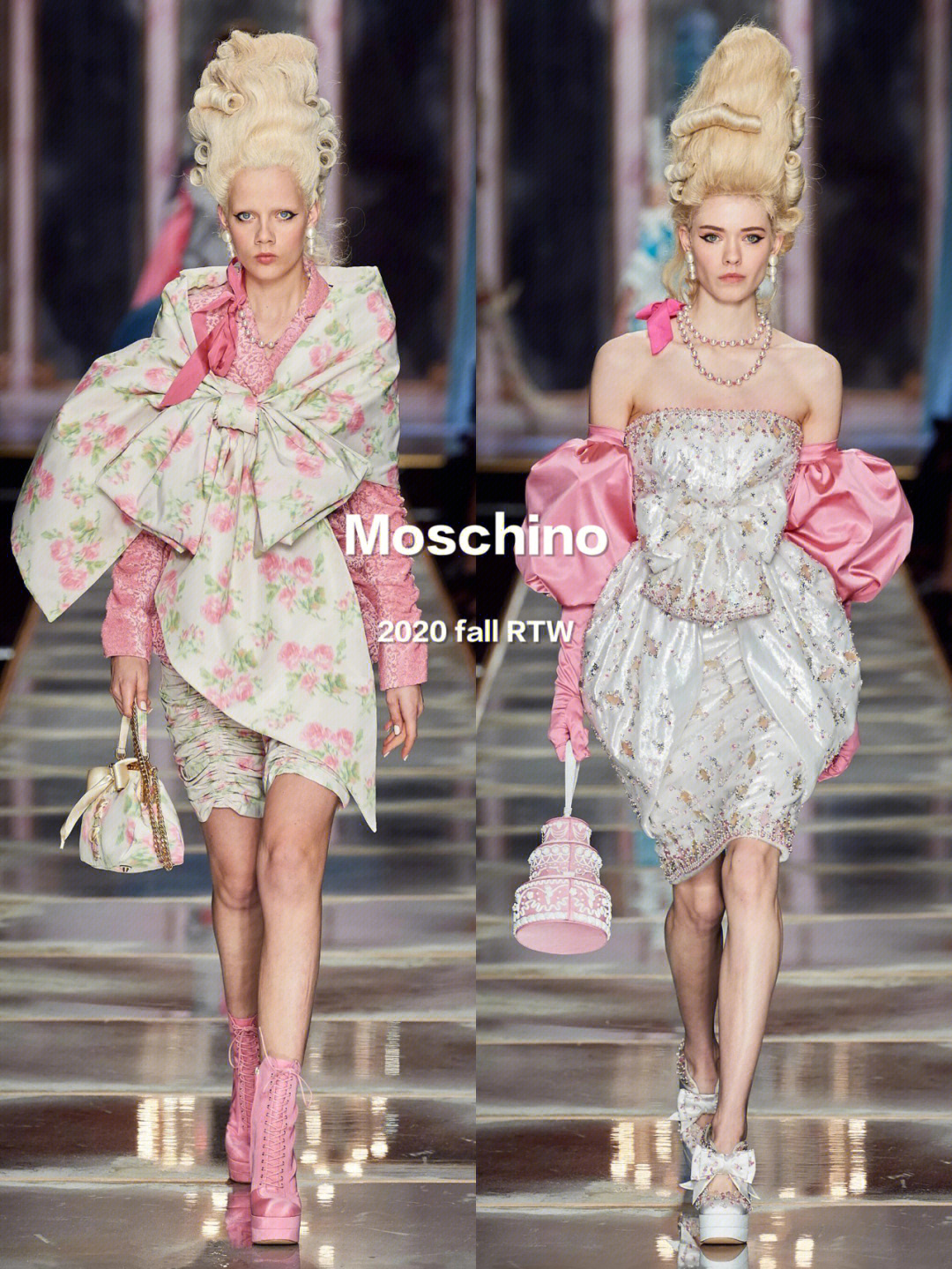 秀场回顾moschino2020秋季华贵洛可可