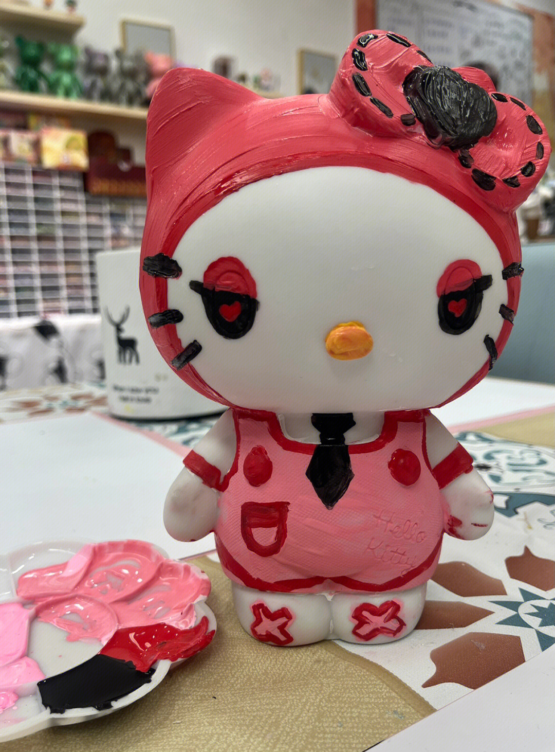 石膏娃娃hellokitty