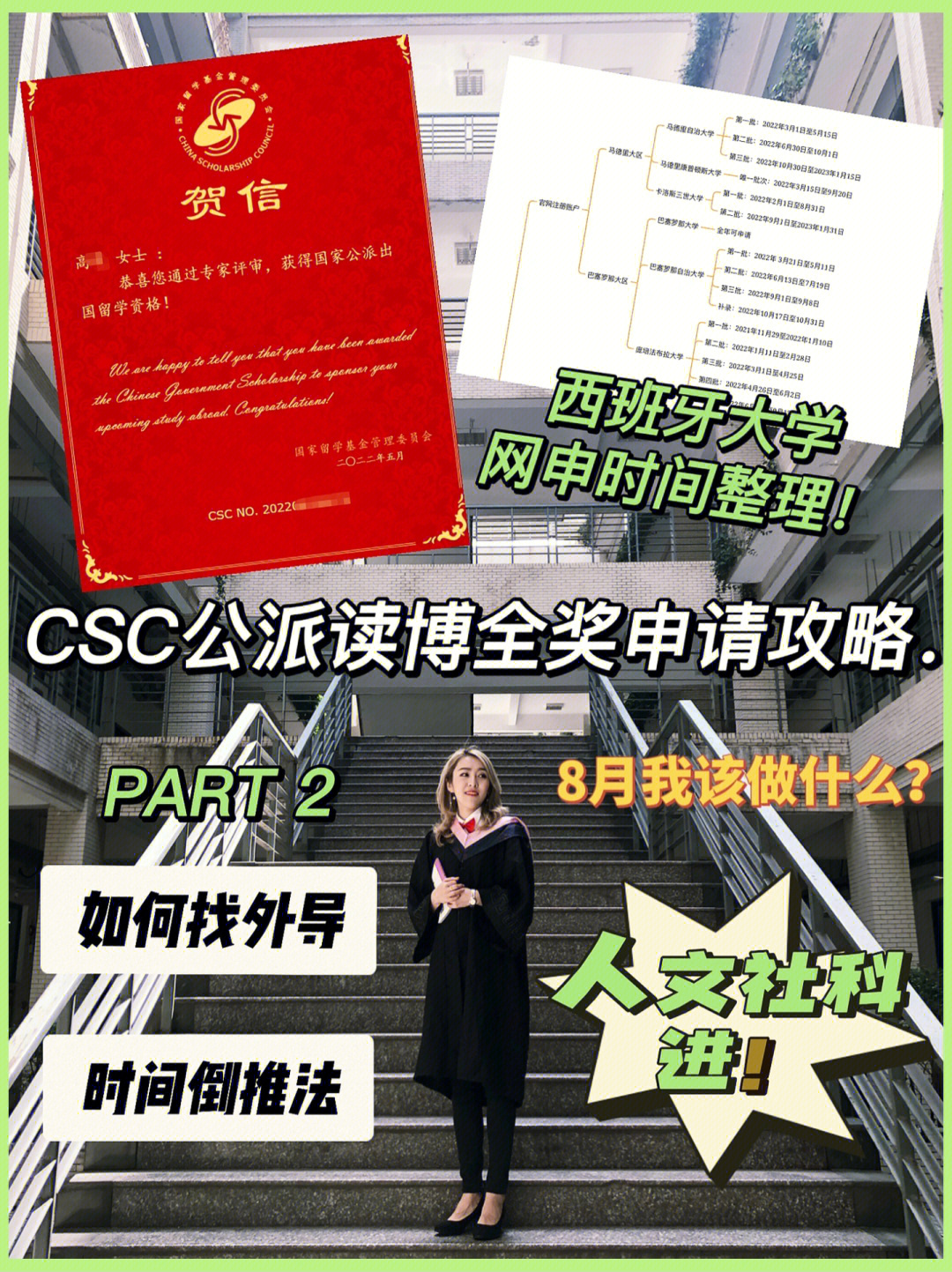 csc公派留学02申博时间线丨联系导师