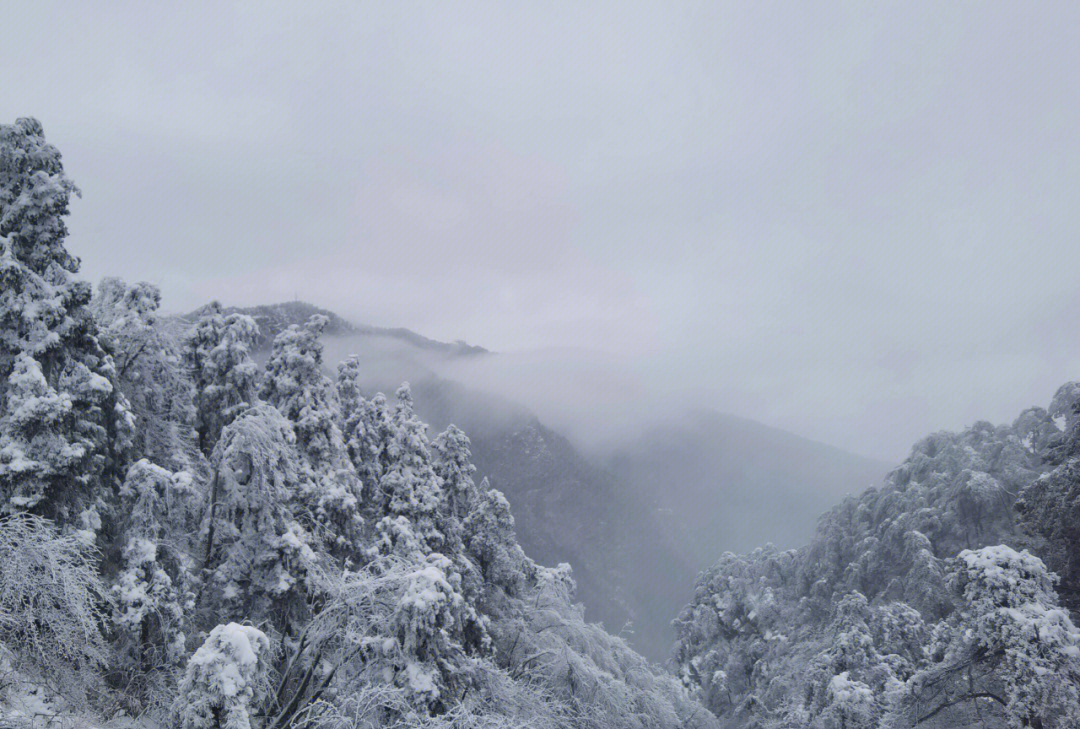 庐山雪景