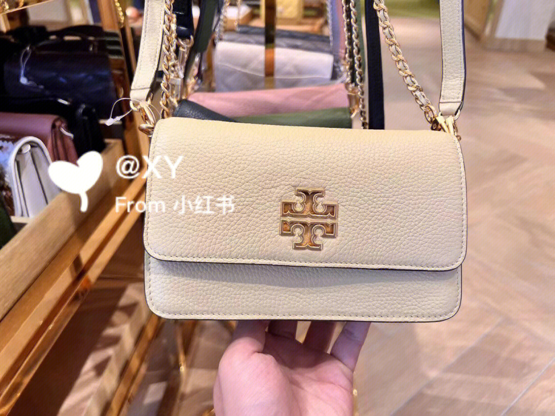 toryburch斜挂包两条链子