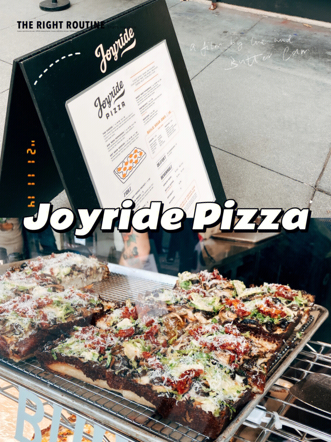 旧金山美食joyride烤芝士方块pizza