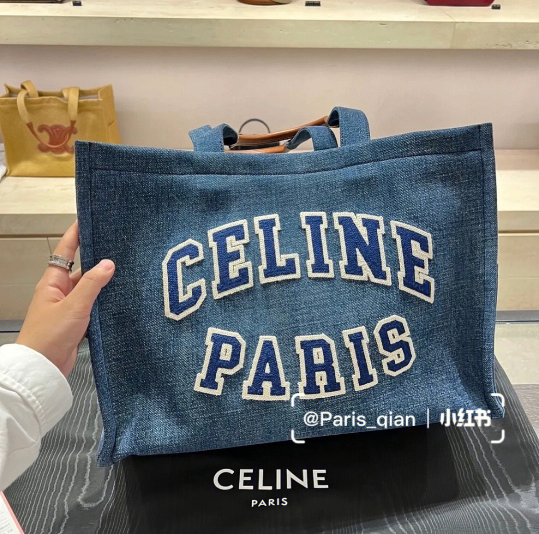 celine牛仔 tote 2022最新款